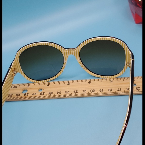 RALPH RALPH LAUREN brown tinted sunglasses with case tortoiseshell ladies retro - Picture 4 of 8